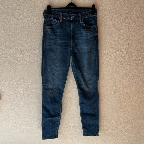 CITIZENS OF HUMANITY CHRISSY UBER HIGH RISE SKINNY JEANS SIZE 30 - Picture 4 of 9